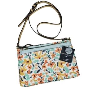Nanette Lepore Mirabel Floral‎ Whimsy W/Removable Pouch Crossbody Bag NEW!